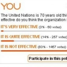   - سازمان ملل نهادی فاقد تاثیر است